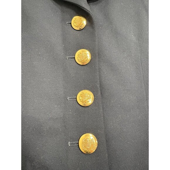 Vintage 1990's Escada by Margaretha Ley 100% Wool Jacket in Navy - Picture 5 of 6